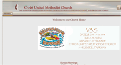 Desktop Screenshot of christunited.net