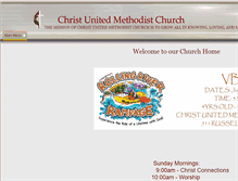 Tablet Screenshot of christunited.net